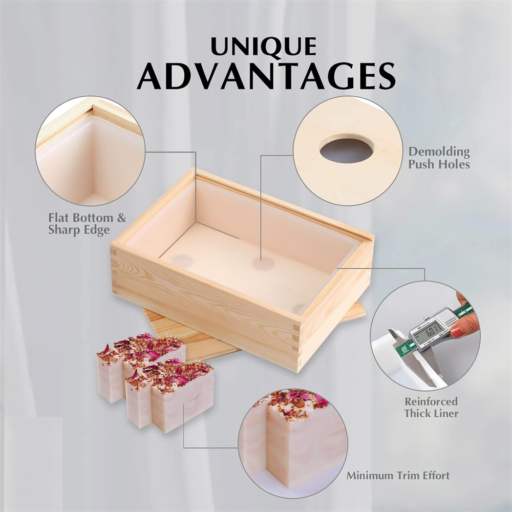 Большие формы для мыла, прямоу – обзор и цена Soap Making Kit For Beginners