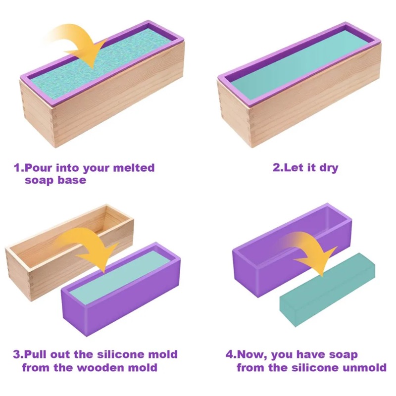 Гибкая силиконовая форма для м – обзор и цена Soap Making Instructions